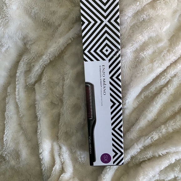 enzo milano Hair Nib Sx Enzo Professional Cool Scalp Hot Comb Brush